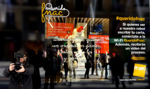 Querido FNAC CALLAO. Mensajes Robot