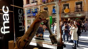 Querido FNAC CALLAO. Mensajes Robot